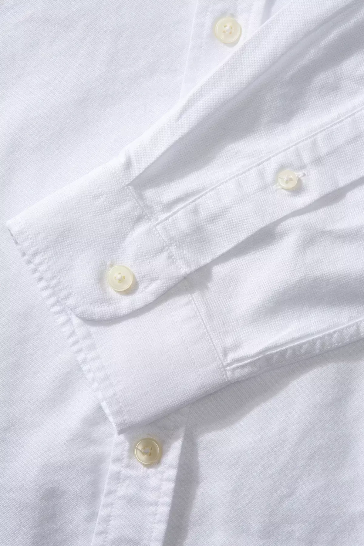 Edmmond Studios White Oxford Shirt Hemd Herren weiss